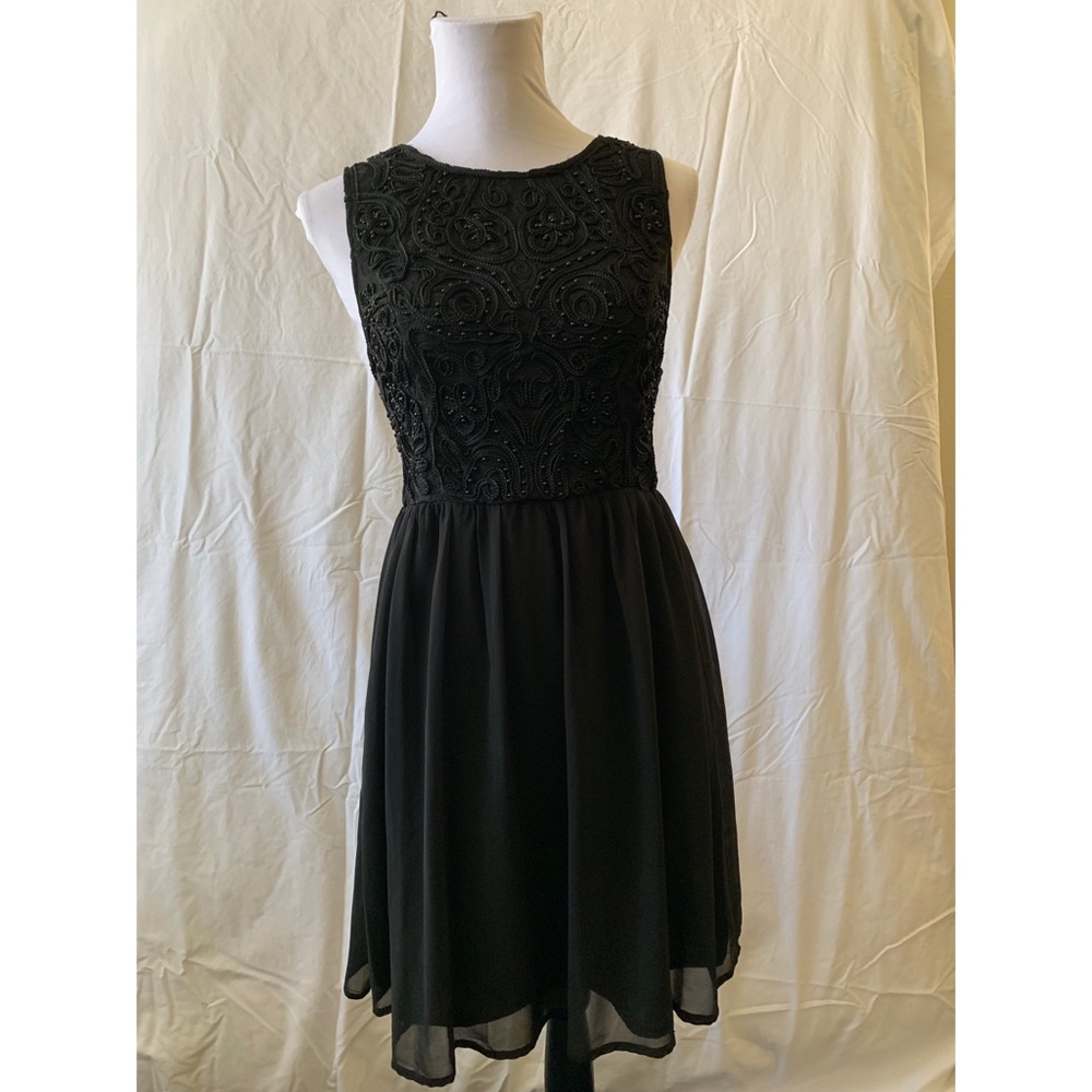 Black beaded dress
